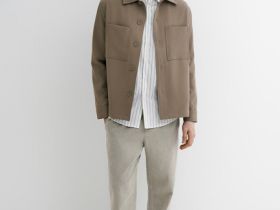 Куртка-рубашка, Бежевый