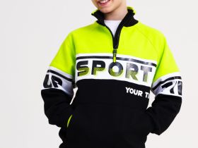 Комплект трикотажный для девочек: толстовка, брюки