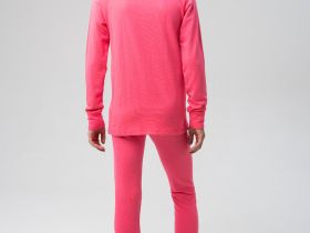 Термокомплект трикот. для девочек: фуфайка (футболка) с длин. рук, брюки для эпизод. использования