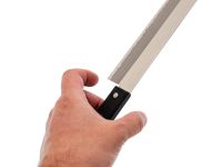 Кухонный нож Накири Tojiro Fuji Cutlery FC-1622, сталь Mo-V, рукоять полипропилен, черный