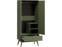 Распашной шкаф Торвалль 2-80x185 Оливковый