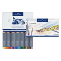 Набор карандашей акварельных Faber-castell "Goldfaber Aqua" 36 цв, в металлической коробке