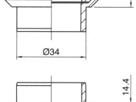 Рулевая колонка Author ACO-HS04 1 1/8" (черный посадочный 30 мм / внешний 34 мм)