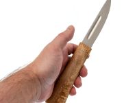 Северный нож малый, сталь Х12МФ, традиционный нож, рукоять карельская берёза