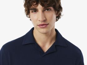 Мужское хлопковое поло Lacoste из смеси льна