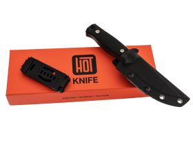 Нож Hot Knife Hoot, сталь D2, рукоять G10, черный