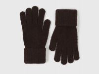 Вязаные перчатки, Коричневый