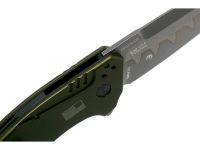 Полуавтоматический складной нож Kershaw Dividend, сталь композит CPM D2/N690, рукоять алюминий, олива
