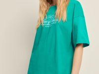 Оверсайз футболка с принтом