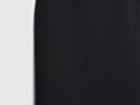 Прямая юбка миди, Черный