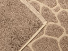 Коврик махровый Acate, коричневый