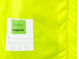 Жилет текстильный с полиуретановым покрытием для девочек