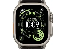 Смарт-часы Apple Watch Ultra 3 49mm Natural Titanium Case with Black/Charcoal Trail Loop (S/M)