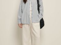 Рубашка из хлопка в полоску