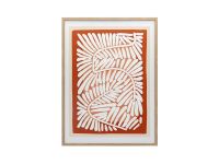 Картина Флорал Красный 45x60
