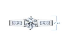 Кольцо из белого золота э4712кц08151700