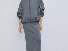 Бомбер из неопрена, Серый