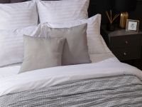 Постельное белье White, страйп-сатин 921987