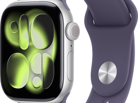 Часы Watch Series 11 GPS 42мм Silver aluminium+ремешок Sport Band purple fog (ML)