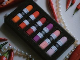 Набор пастели сухой nuance., Red Hot Chilly Pastels, 6 шт (красные)