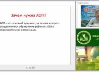 Структурные компоненты адаптированной образовательной программы для слепых и слабовидящих обучающихся