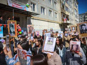 Ветерана Валентину Ефремову поздравили в Якутске с наступающим Днем Победы