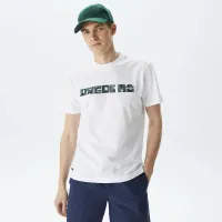 Мужская хлопковая футболка Lacoste свободного кроя
