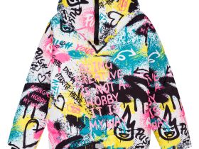 Куртка текстильная с полиуретановым покрытием для девочек