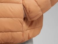 Стеганый пуховик с натуральным пухом