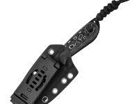 Туристический нож Kizer Buddy DLC сталь M390, рукоять White Storm FatCarbon