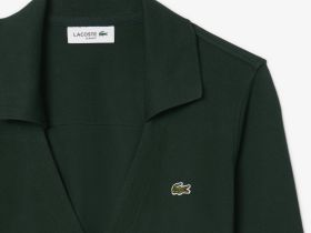 Эластичное хлопковое платье Lacoste
