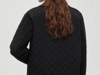 Утепленная куртка с вельветовым воротником