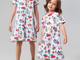 Сорочка ночная трикотажная для девочек