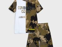 Комплект трикотажный для мальчиков: фуфайка (футболка), шорты