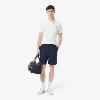 Мужские шорты Lacoste из смеси льна и вискозы
