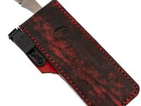 Нож Barmaley Knives Баньши S, сталь AUS-10Co, красный