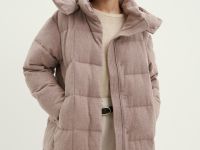 Пуховик из шерсти