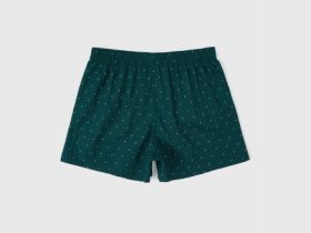 Трусы-боксеры с принтом, Зеленый