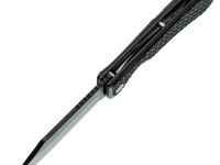 Складной нож Daggerr Powie All Black DL, сталь 8Cr14MoV, рукоять термопластик FRN, черный