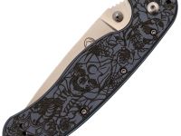 Складной нож Steelclaw Крыса, сталь VG-10, рукоять синий титан