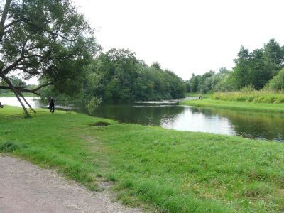 Пруд Запасной (Никольский) (с островом) с мостом, двумя шлюзами и водоотводным каналом