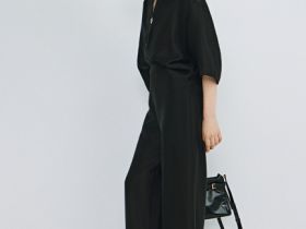 Брюки из полупрозрачной ткани, Черный