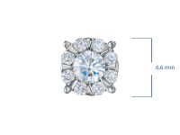 Классическая подвеска из серебра э0612пд05153500_white