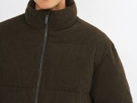 Утеплённая куртка из вельвета, Коричневый