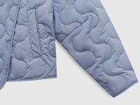 Куртка утепленная с v-образным вырезом