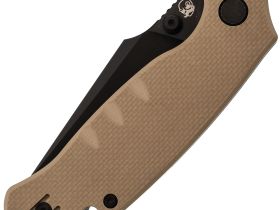 Нож Barmaley Knives Seadevil, сталь D2, рукоять G10/сталь, песочный