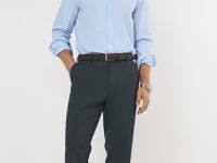 Брюки со съёмным ремнём, Серый