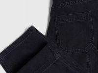 Объёмные джинсы Baggy для девочек, Черный