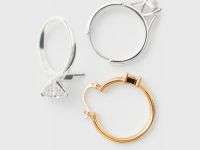 Серьги в виде колец O'STIN x Яндекс Книги, Мультицвет