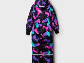 Комбинезон текстильный с полиуретановым покрытием для девочек